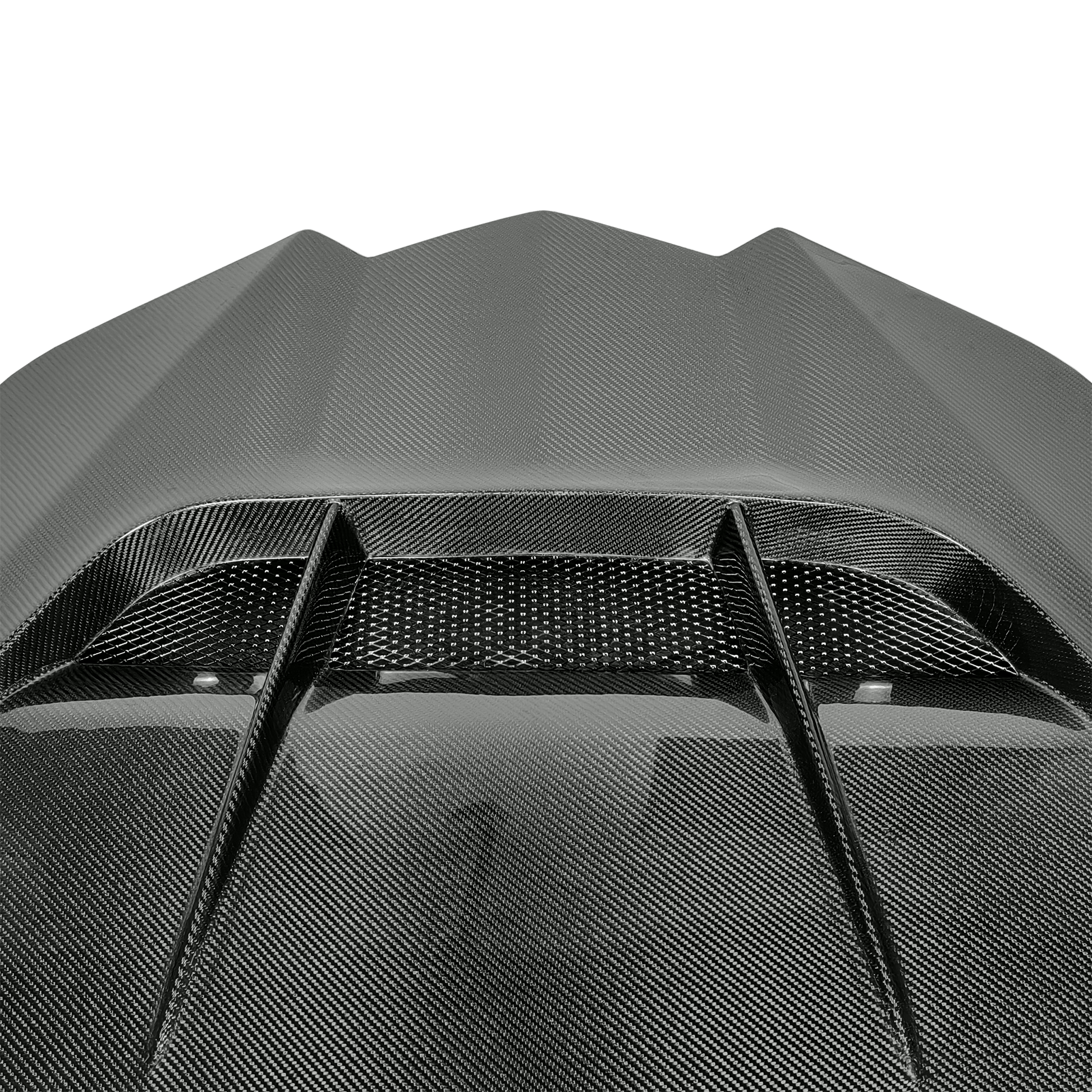 Chevrolet Corvette C8 Front Vented Cooling Hood 2020-2024 Kazento Carbon Parts Bonnets/Hoods Carbon Fiber CORVETTEC8-HOOD-ZR1-CF