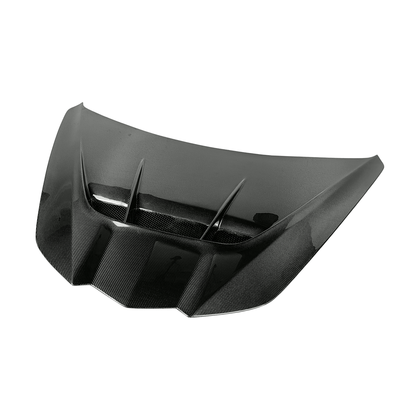 Chevrolet Corvette C8 Front Vented Cooling Hood 2020-2024 Kazento Carbon Parts Bonnets/Hoods Carbon Fiber CORVETTEC8-HOOD-ZR1-CF