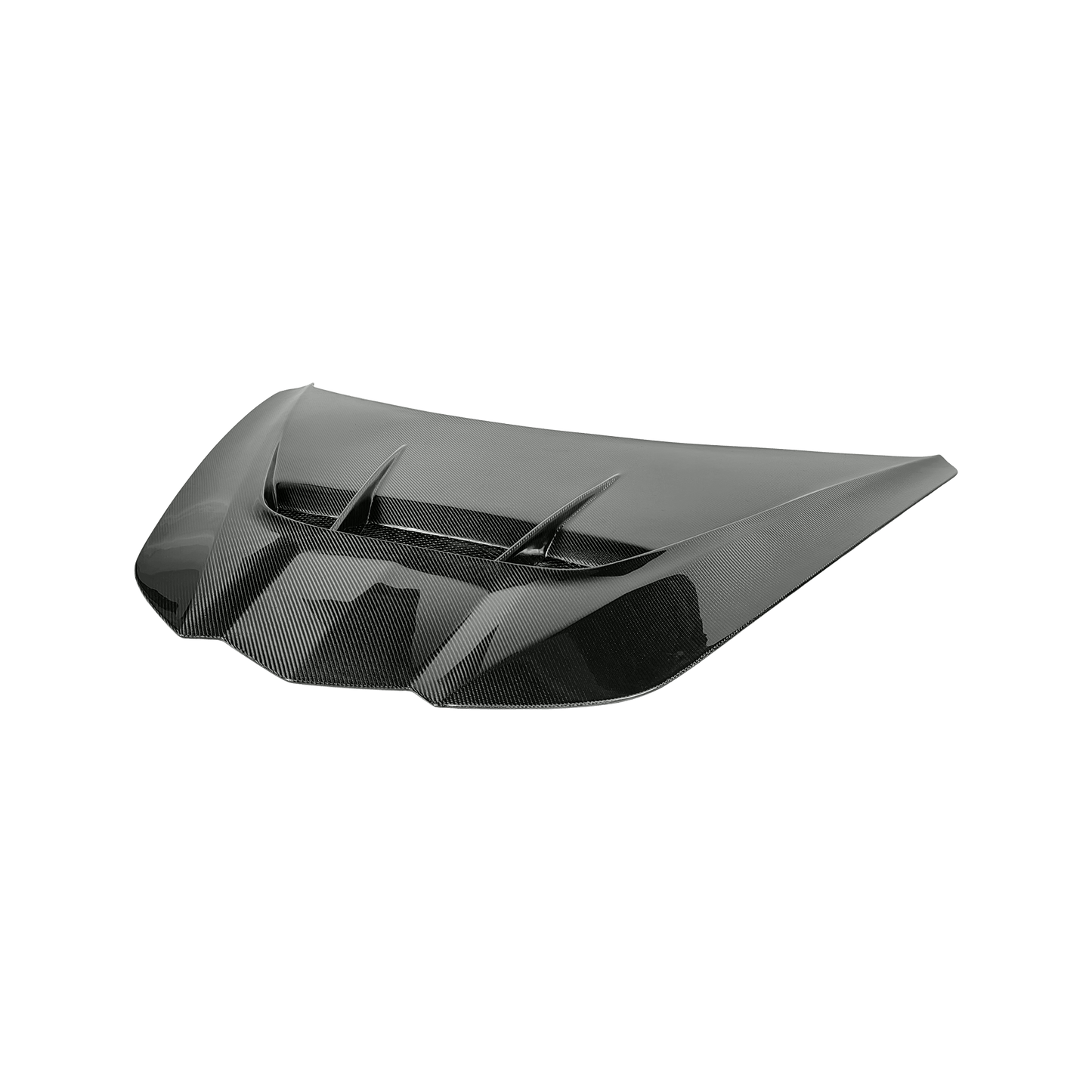 Chevrolet Corvette C8 Front Vented Cooling Hood 2020-2024 Kazento Carbon Parts Bonnets/Hoods Carbon Fiber CORVETTEC8-HOOD-ZR1-CF