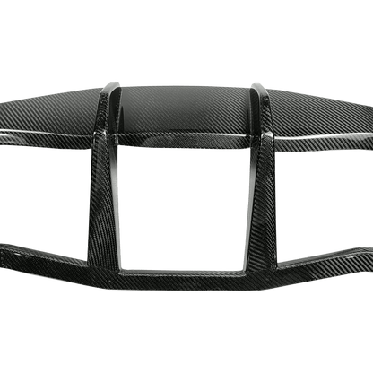 Chevrolet Corvette C8 Rear Bumper Diffuser Lip 2020-2024 Kazento Carbon Parts Carbon Fiber CORVETTEC8-DIF-KZ-CF