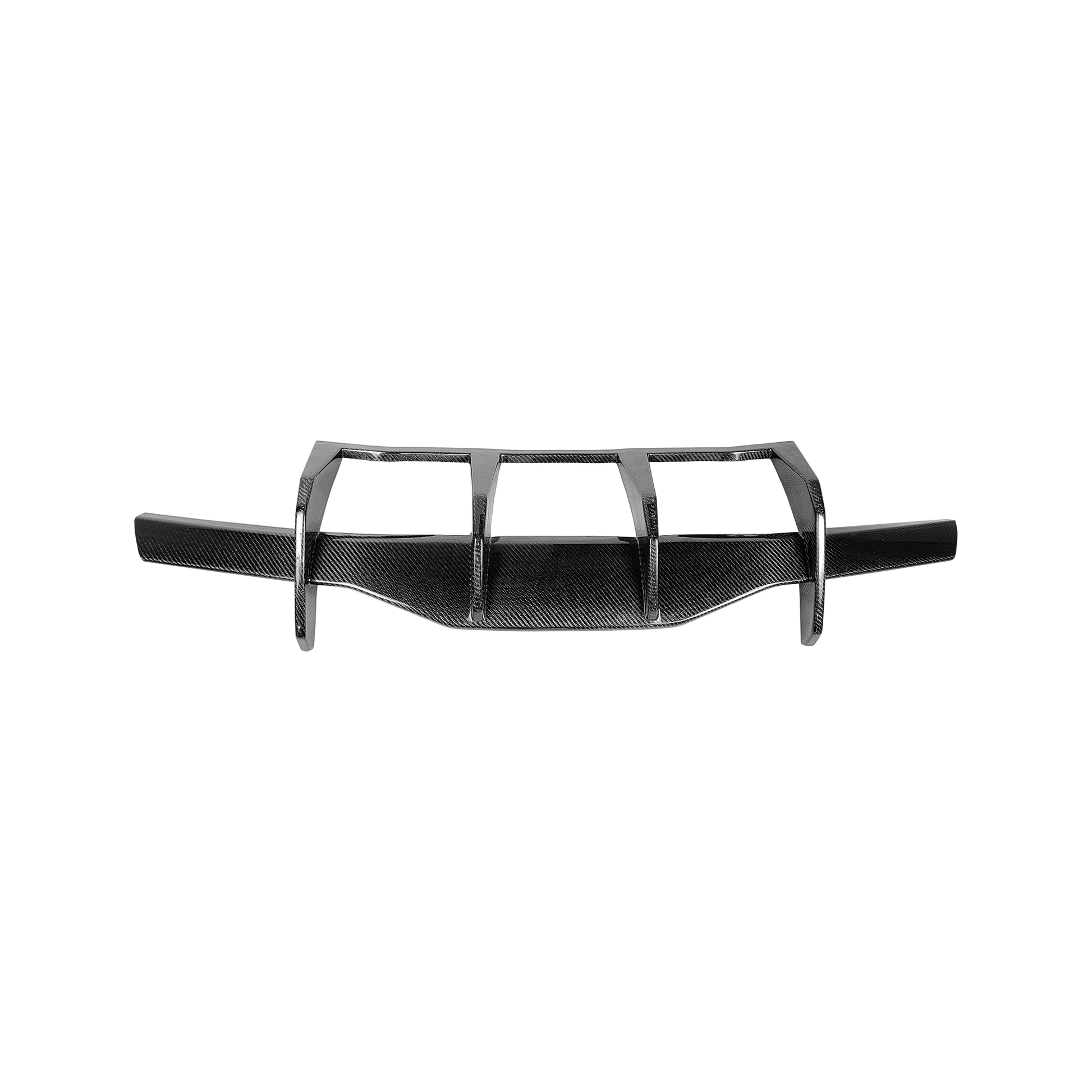 Chevrolet Corvette C8 Rear Bumper Diffuser Lip 2020-2024 Kazento Carbon Parts Carbon Fiber CORVETTEC8-DIF-KZ-CF
