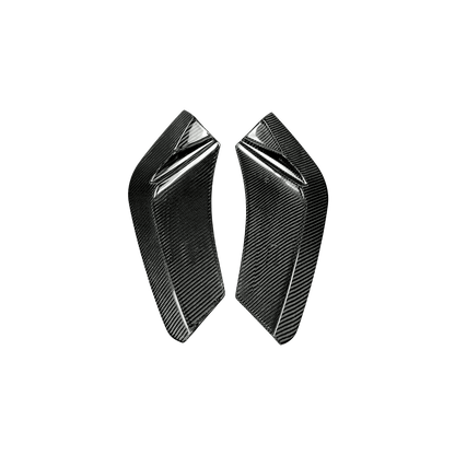 Chevrolet Corvette C8 Rear Bumper Diffuser Lip 2020-2024 Kazento Carbon Parts Carbon Fiber CORVETTEC8-DIFSPAT-KZ-CF
