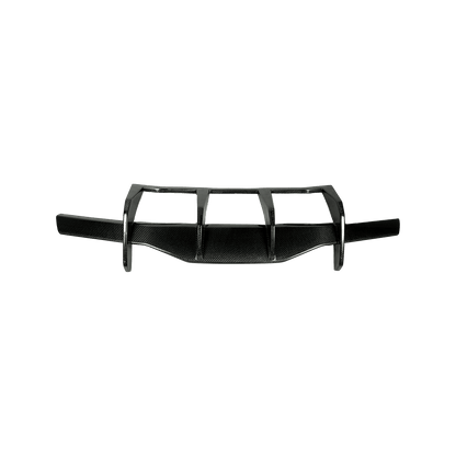 Chevrolet Corvette C8 Rear Bumper Diffuser Lip 2020-2024 Kazento Carbon Parts Carbon Fiber CORVETTEC8-DIFSPAT-KZ-CF
