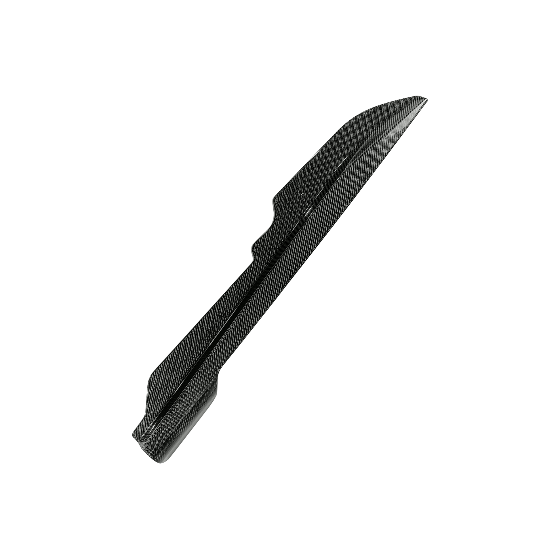 Chevrolet Corvette C8 Side Skirts Add On Spat 2020-2024 Kazento Carbon Parts Carbon Fiber CORVETTEC8-SS-ADD-KZ-CF