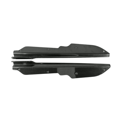 Chevrolet Corvette C8 Side Skirts Add On Spat 2020-2024 Kazento Carbon Parts Carbon Fiber CORVETTEC8-SS-ADD-KZ-CF