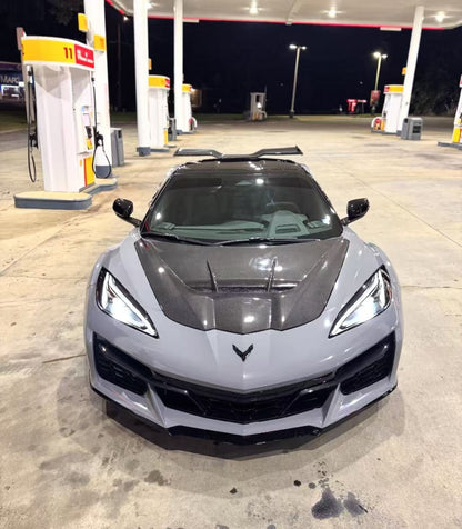 Chevrolet Corvette C8 ZR1 Style Vented Hood Bonnet 2020-2024