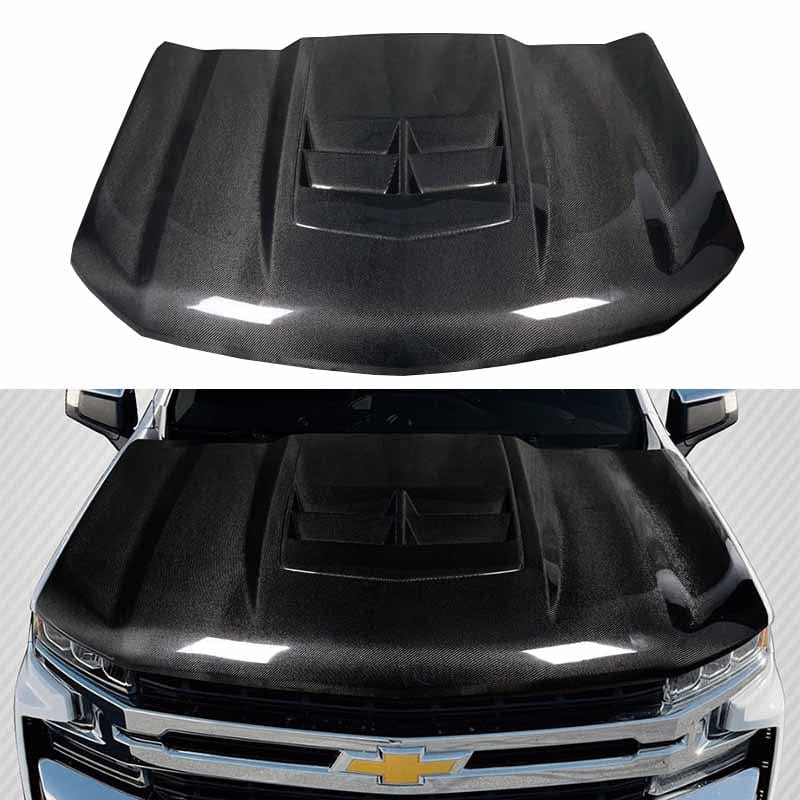 Chevrolet Silverado 1500 ZL1 Style Look Vented Hood Bonnet 2019-2023