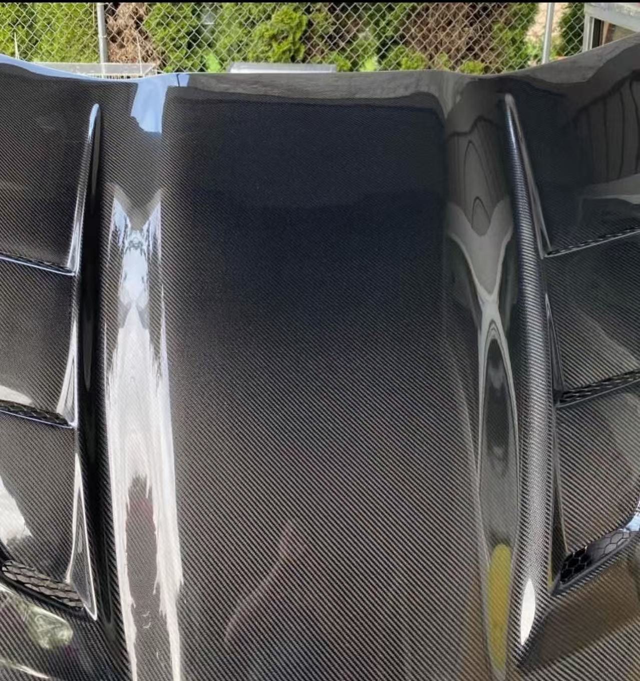 Chevry Corvette C6 H-Design Vented Hood Bonnet 2005-2013