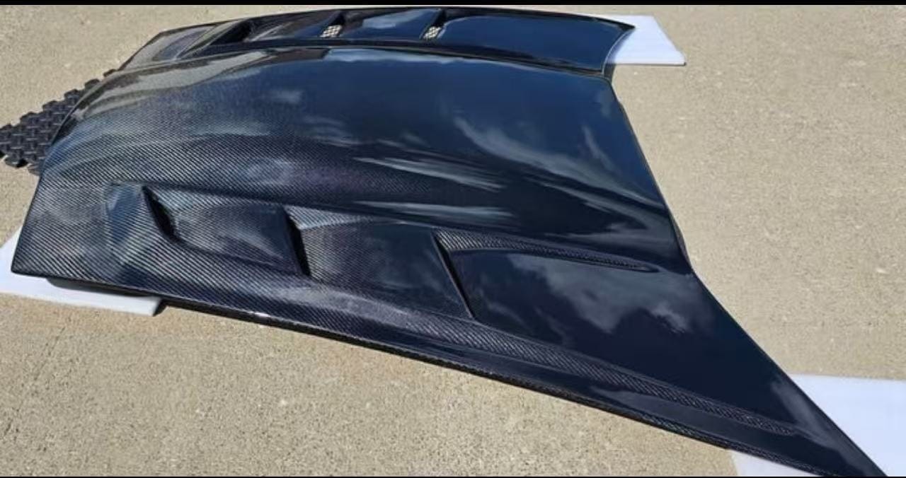 Chevry Corvette C6 H-Design Vented Hood Bonnet 2005-2013