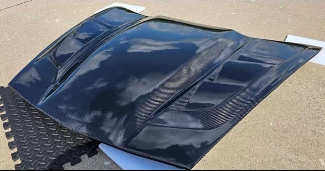 Chevry Corvette C6 H-Design Vented Hood Bonnet 2005-2013