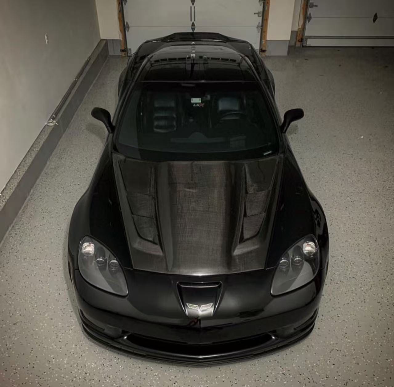 Chevry Corvette C6 H-Design Vented Hood Bonnet 2005-2013