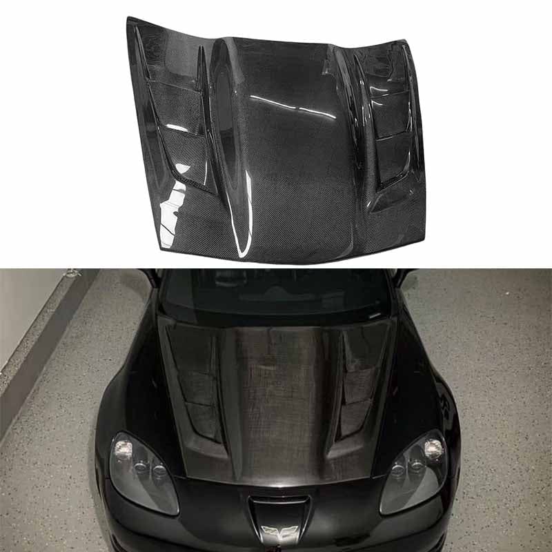 Chevry Corvette C6 H-Design Vented Hood Bonnet 2005-2013