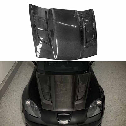 Chevry Corvette C6 H-Design Vented Hood Bonnet 2005-2013