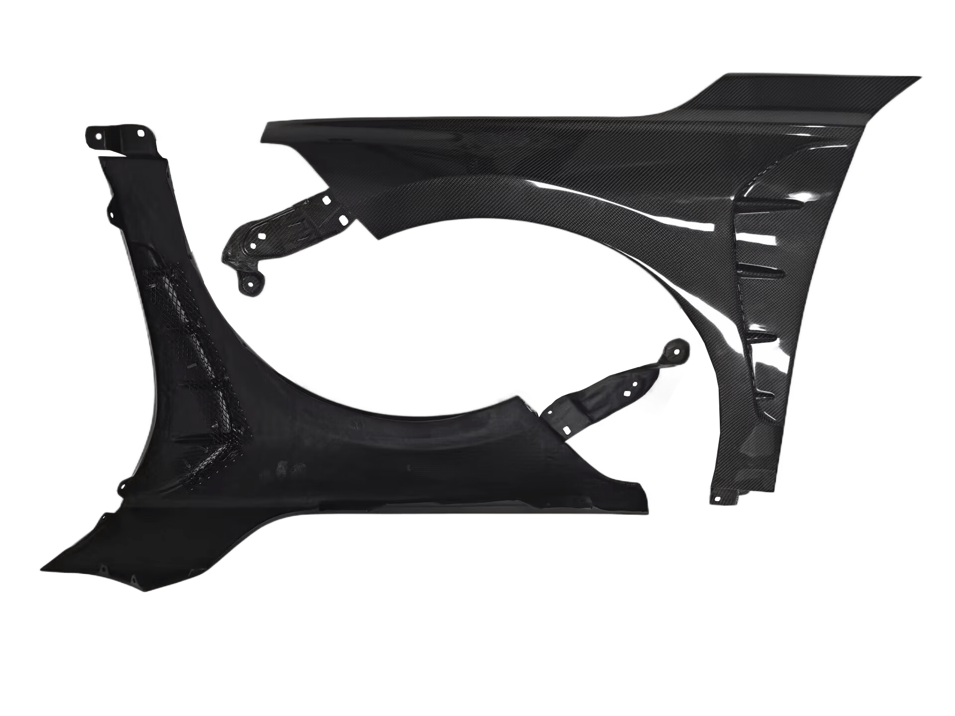Civic 11th 2022 2023 FL1 FE1 Sedan Hatchback Carbon Vented Fender Replacement Kazento Carbon Parts 车身侧板 Carbon Fiber FL1-FF-V1-CF