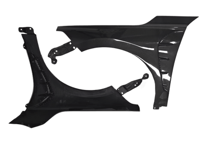 Civic 11th 2022 2023 FL1 FE1 Sedan Hatchback Carbon Vented Fender Replacement Kazento Carbon Parts 车身侧板 Carbon Fiber FL1-FF-V1-CF