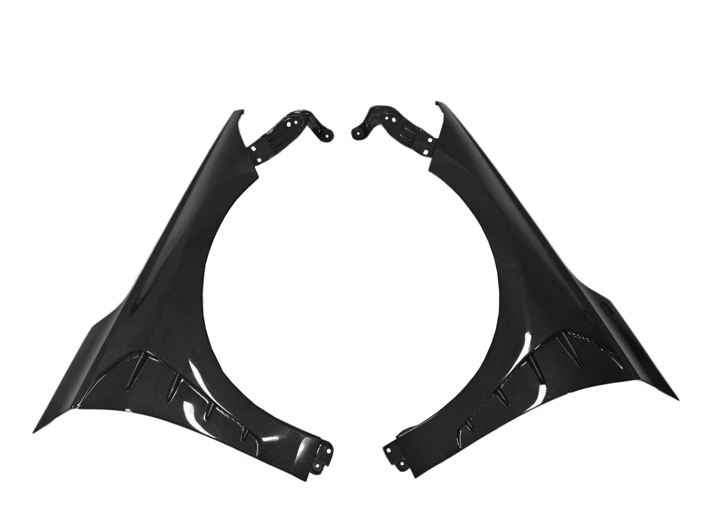 Civic 11th 2022 2023 FL1 FE1 Sedan Hatchback Carbon Vented Fender Replacement Kazento Carbon Parts 车身侧板 Carbon Fiber FL1-FF-V1-CF