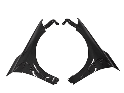 Civic 11th 2022 2023 FL1 FE1 Sedan Hatchback Carbon Vented Fender Replacement Kazento Carbon Parts 车身侧板 Carbon Fiber FL1-FF-V1-CF