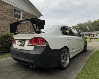 Civic FD2 J1 Type Rear GT Spoiler 140cm/150cm Length Kazento Carbon Parts 车身侧板