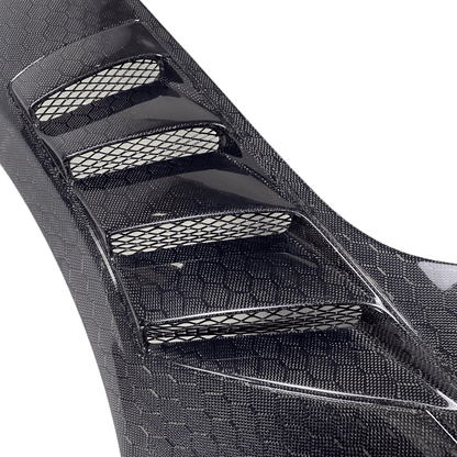 Civic Type-R FL5 Cooling Vented Front Fenders Kazento Carbon Parts 车身侧板