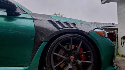Civic Type-R FL5 Cooling Vented Front Fenders Kazento Carbon Parts 车身侧板
