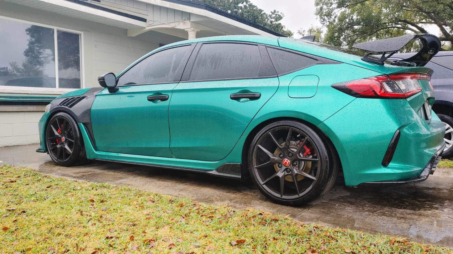 Civic Type-R FL5 Cooling Vented Front Fenders Kazento Carbon Parts 车身侧板