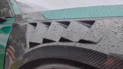 Civic Type-R FL5 Cooling Vented Front Fenders Kazento Carbon Parts 车身侧板