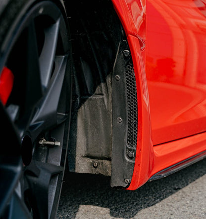Civic Type R FL5 Dry Carbon Front Fender Stone Guards Kazento Carbon Parts 车身侧板