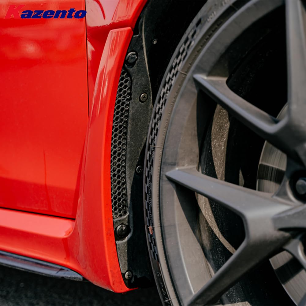 Civic Type R FL5 Dry Carbon Front Fender Stone Guards Kazento Carbon Parts 车身侧板