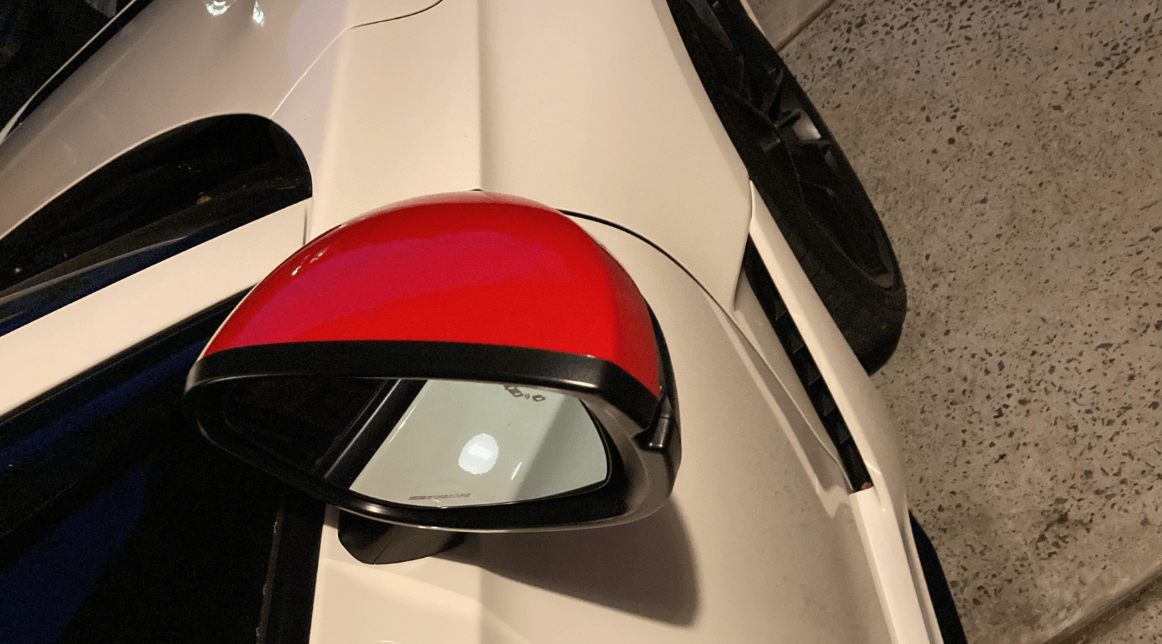 Civic Type-R FL5 SP Style Hydrophilic Blue Rear View Mirror Lences (With Blind-spot Detection)