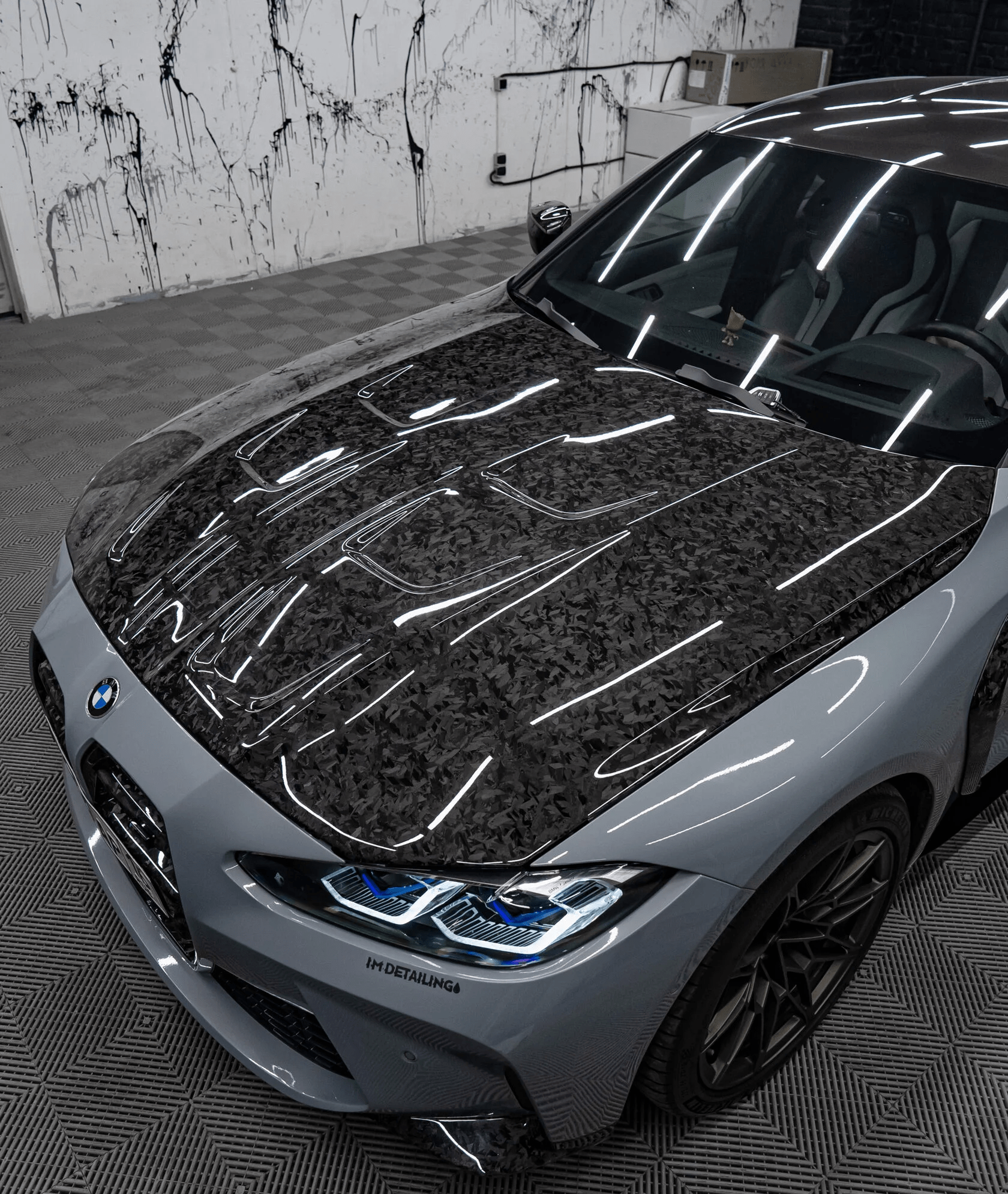 Dry Carbon Fiber Street Fighters Style Hood - G80 M3 | G82/G83 M4 Kazento Carbon Parts Bonnets/Hoods Dry Carbon Fiber M4G82-HOOD-R44-DCF