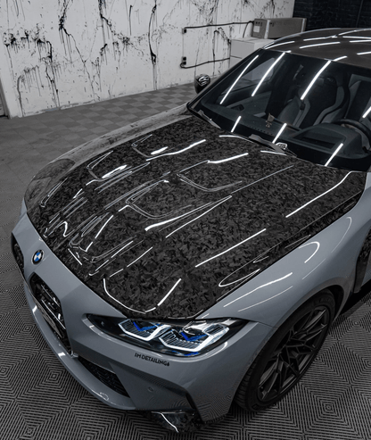 Dry Carbon Fiber Street Fighters Style Hood - G80 M3 | G82/G83 M4 Kazento Carbon Parts Bonnets/Hoods Dry Carbon Fiber M4G82-HOOD-R44-DCF