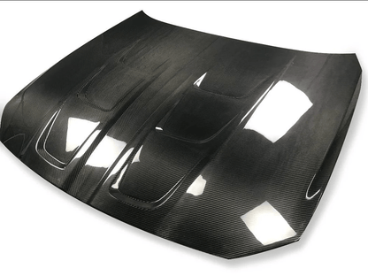 Dry Carbon Fiber Street Fighters Style Hood - G80 M3 | G82/G83 M4 Kazento Carbon Parts Bonnets/Hoods Dry Carbon Fiber M4G82-HOOD-R44-DCF