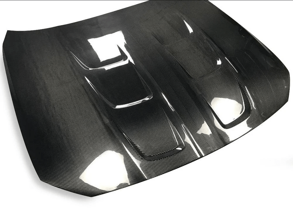 Dry Carbon Fiber Street Fighters Style Hood - G80 M3 | G82/G83 M4 Kazento Carbon Parts Bonnets/Hoods Dry Carbon Fiber M4G82-HOOD-R44-DCF