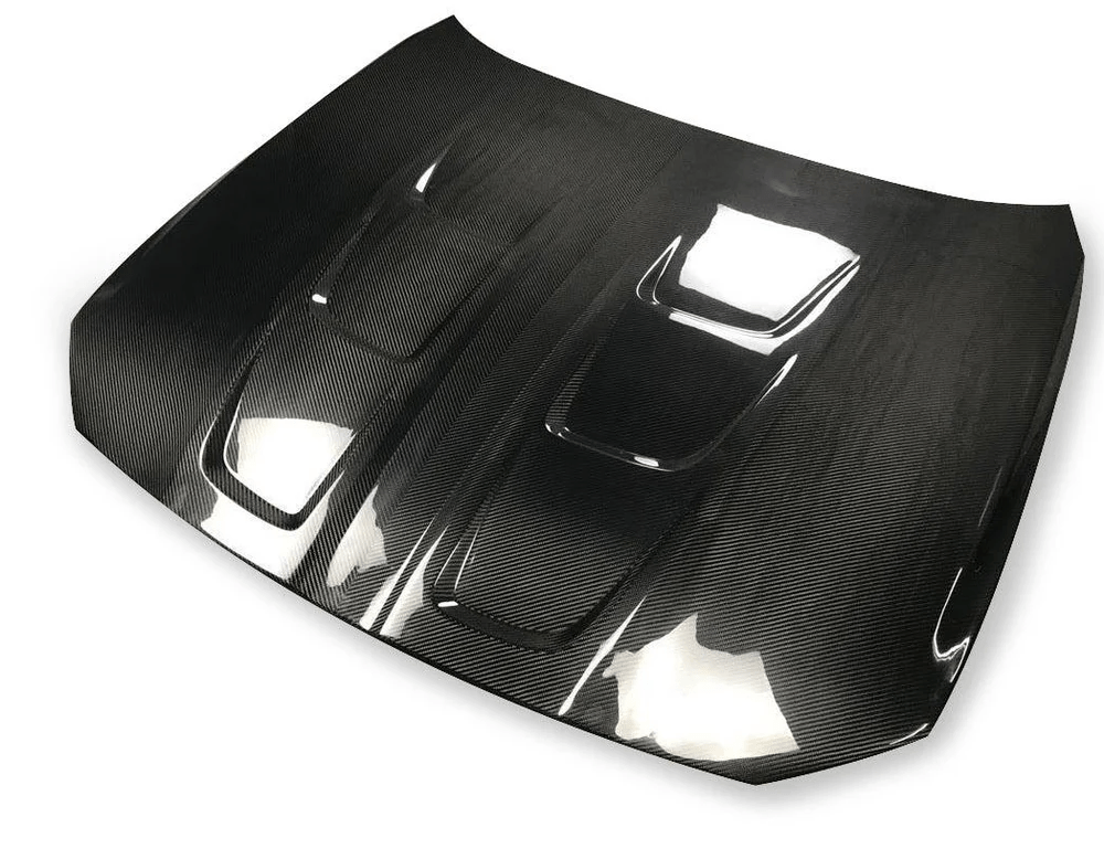 Dry Carbon Fiber Street Fighters Style Hood - G80 M3 | G82/G83 M4 Kazento Carbon Parts Bonnets/Hoods Dry Carbon Fiber M4G82-HOOD-R44-DCF