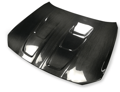 Dry Carbon Fiber Street Fighters Style Hood - G80 M3 | G82/G83 M4 Kazento Carbon Parts Bonnets/Hoods Dry Carbon Fiber M4G82-HOOD-R44-DCF