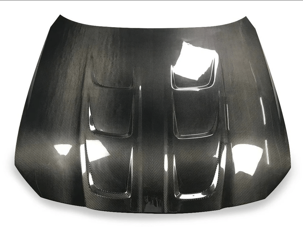 Dry Carbon Fiber Street Fighters Style Hood - G80 M3 | G82/G83 M4 Kazento Carbon Parts Bonnets/Hoods Dry Carbon Fiber M4G82-HOOD-R44-DCF