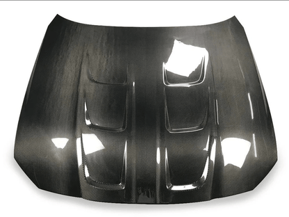 Dry Carbon Fiber Street Fighters Style Hood - G80 M3 | G82/G83 M4 Kazento Carbon Parts Bonnets/Hoods Dry Carbon Fiber M4G82-HOOD-R44-DCF