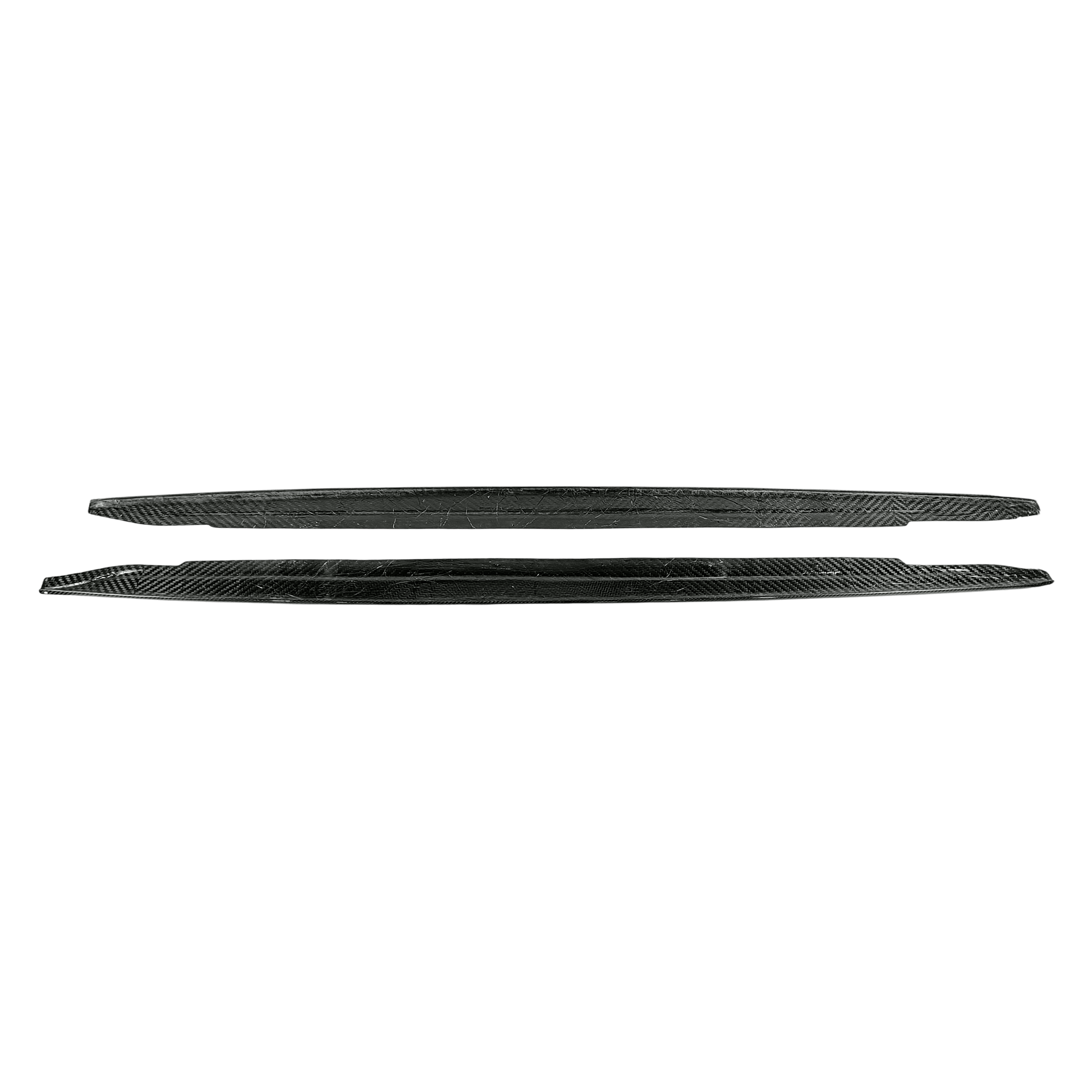 Dry Carbon R44 Style Side Skirts Extensions Pair For BMW M3 G80 20-24  Kazento Carbon Parts 车身侧板 Dry Carbon Fiber M3G80-SSX-R44-DCF