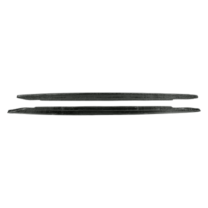 Dry Carbon R44 Style Side Skirts Extensions Pair For BMW M3 G80 20-24  Kazento Carbon Parts 车身侧板 Dry Carbon Fiber M3G80-SSX-R44-DCF
