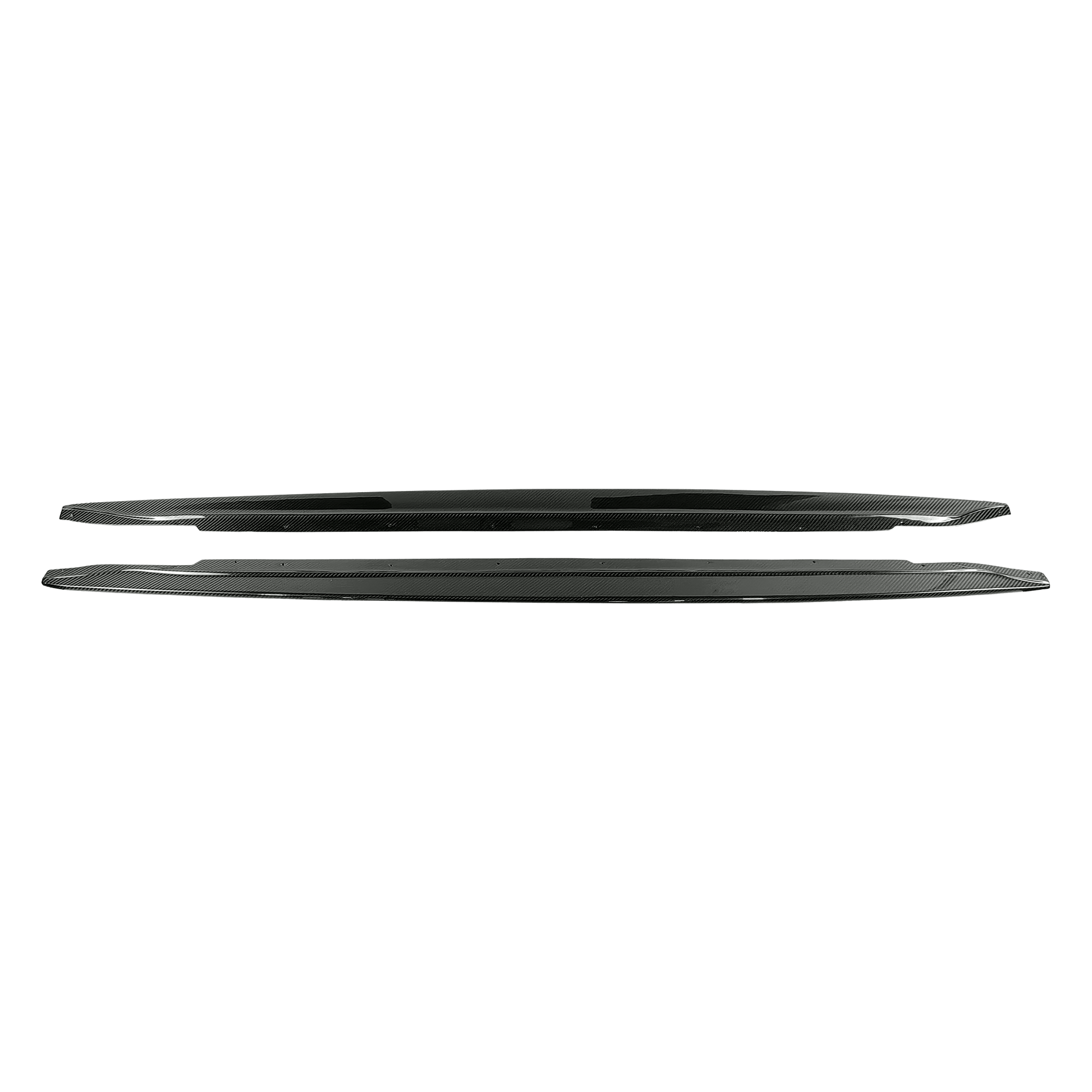 Dry Carbon R44 Style Side Skirts Extensions Pair For BMW M3 G80 20-24  Kazento Carbon Parts 车身侧板 Dry Carbon Fiber M3G80-SSX-R44-DCF
