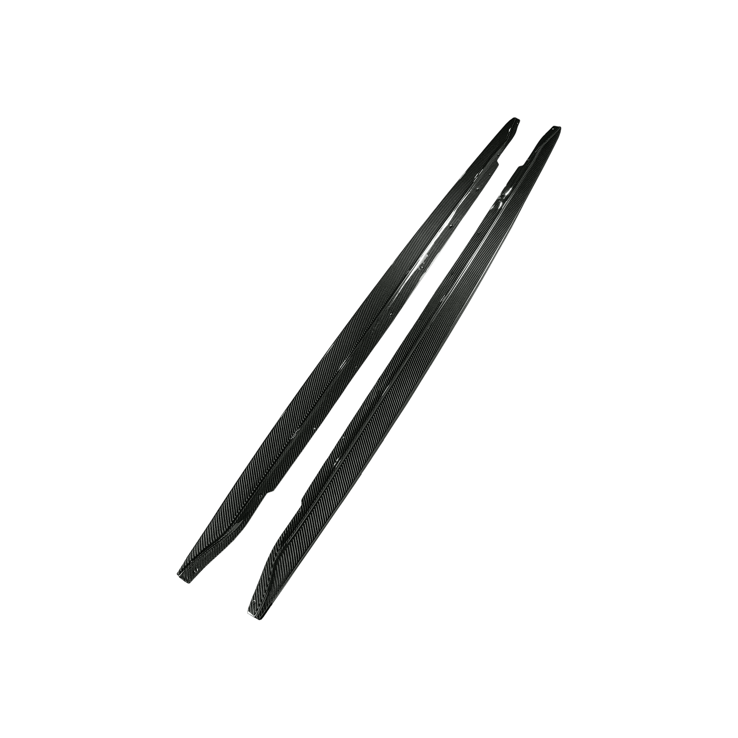 Dry Carbon R44 Style Side Skirts Extensions Pair For BMW M3 G80 2020-24 4 Door