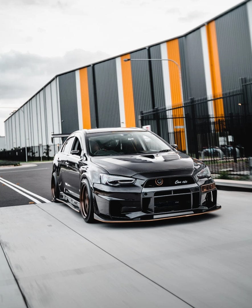 EVOLUTION X 10 Sedan Varis VER.2 Style Vented Hood Bonnet 2007-2016