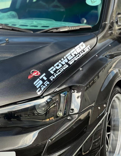 EVOLUTION X 10 Sedan Varis VER.2 Style Vented Hood Bonnet 2007-2016