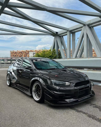 EVOLUTION X 10 Sedan Varis VER.2 Style Vented Hood Bonnet 2007-2016