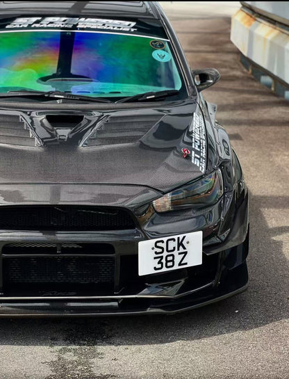 EVOLUTION X 10 Sedan Varis VER.2 Style Vented Hood Bonnet 2007-2016