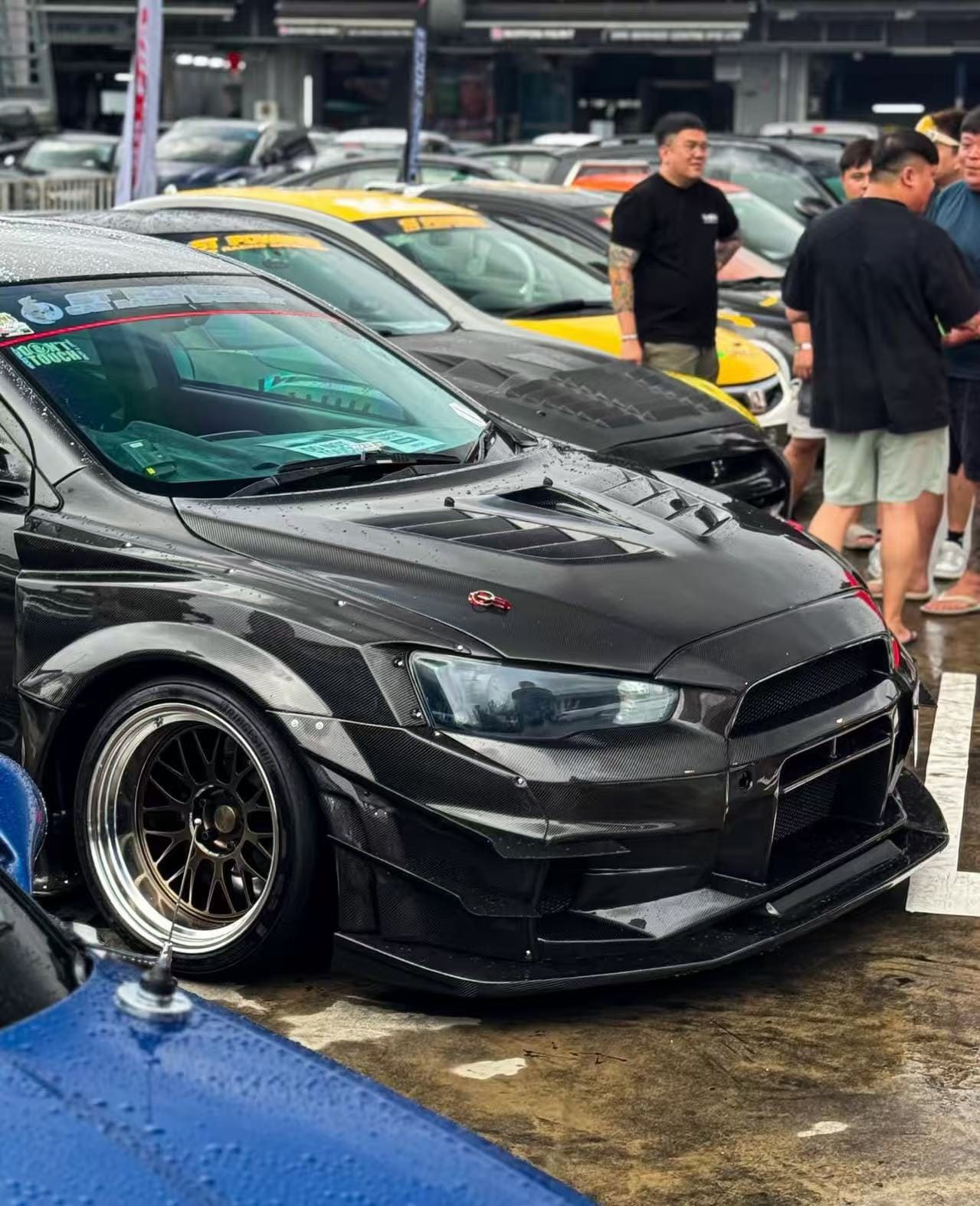 EVOLUTION X 10 Sedan Varis VER.2 Style Vented Hood Bonnet 2007-2016