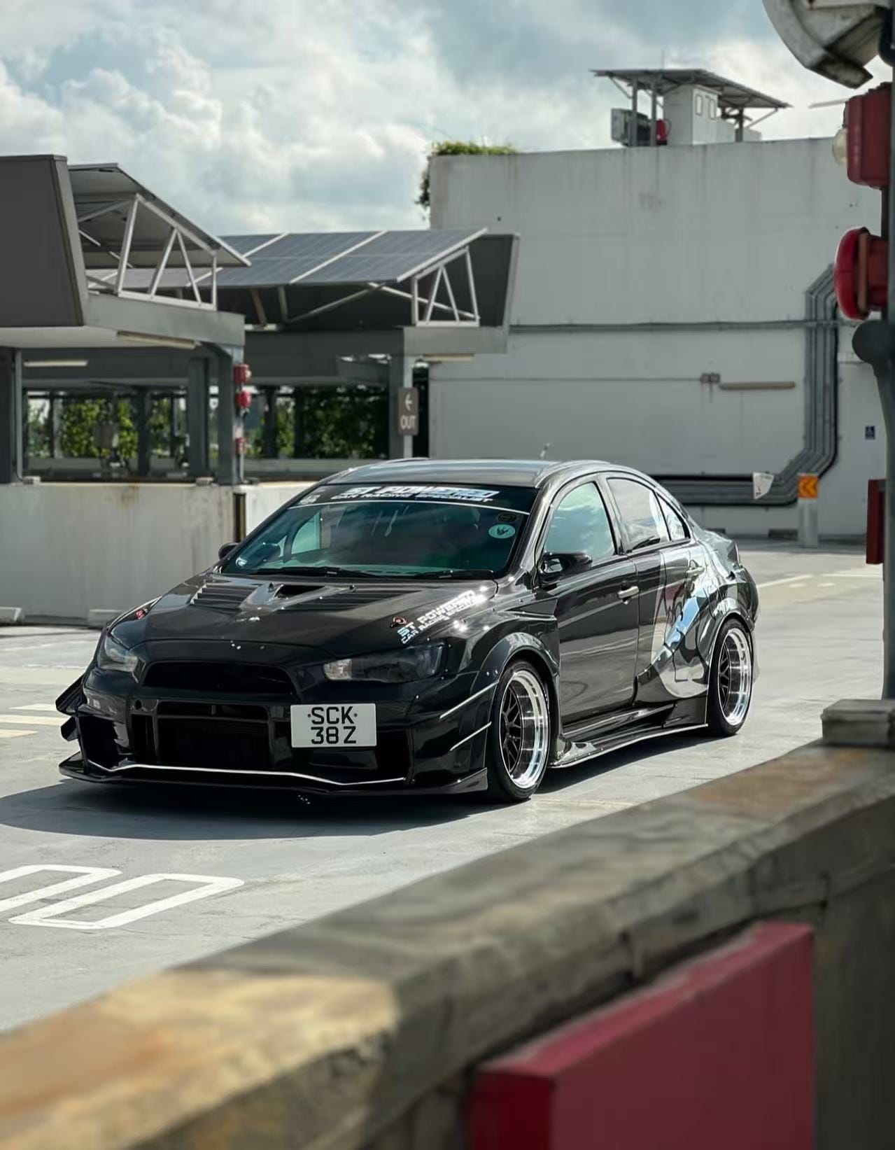 EVOLUTION X 10 Sedan Varis VER.2 Style Vented Hood Bonnet 2007-2016