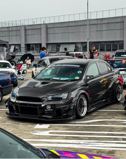 EVOLUTION X 10 Sedan Varis VER.2 Style Vented Hood Bonnet 2007-2016