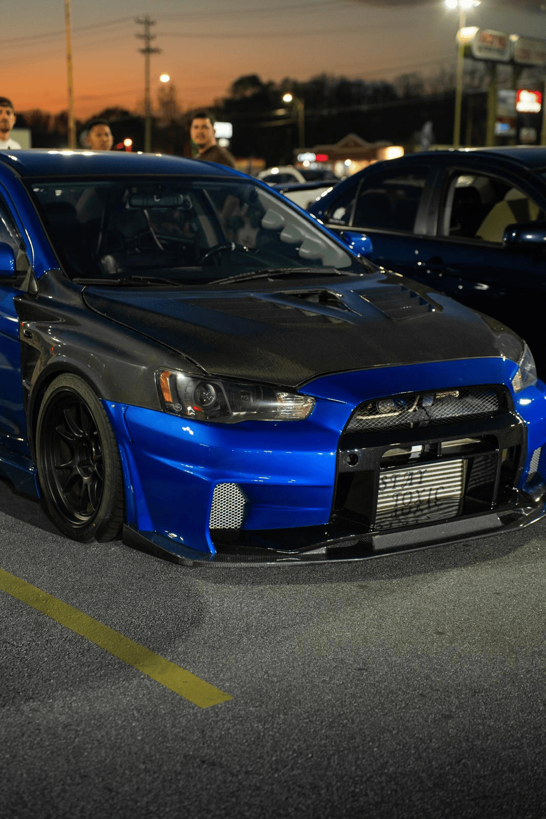 EVOLUTION X 10 Sedan Varis VER.2 Style Vented Hood Bonnet 2007-2016