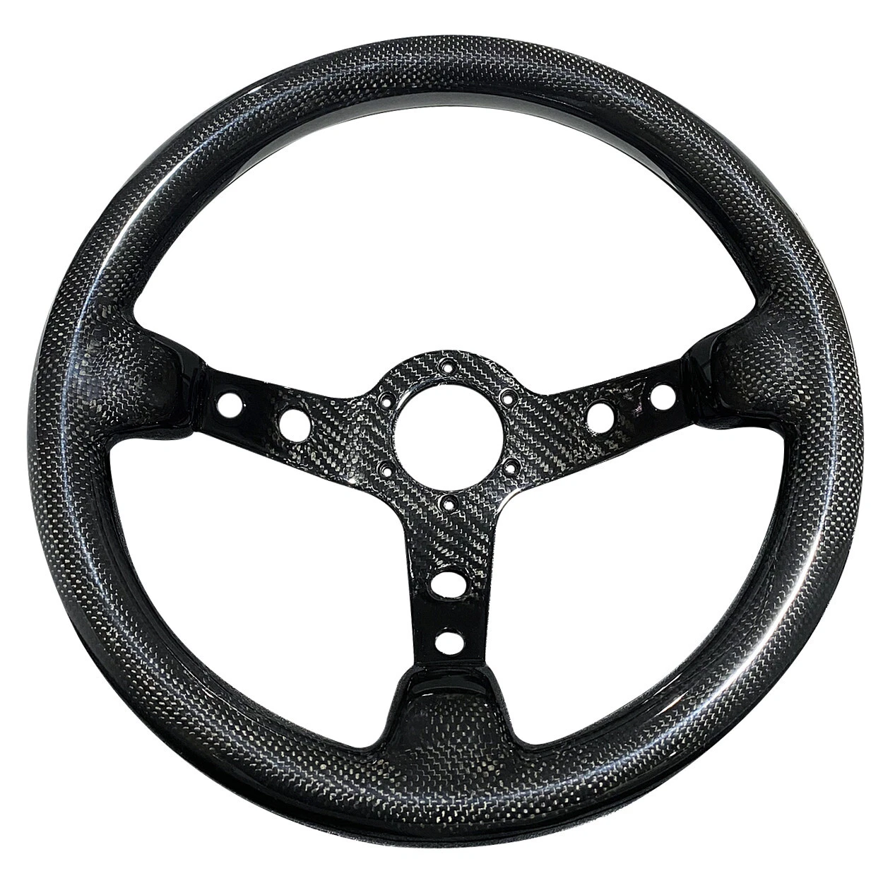 Universal Kit Matt Finish Dry Carbon Steering Wheel Replacement